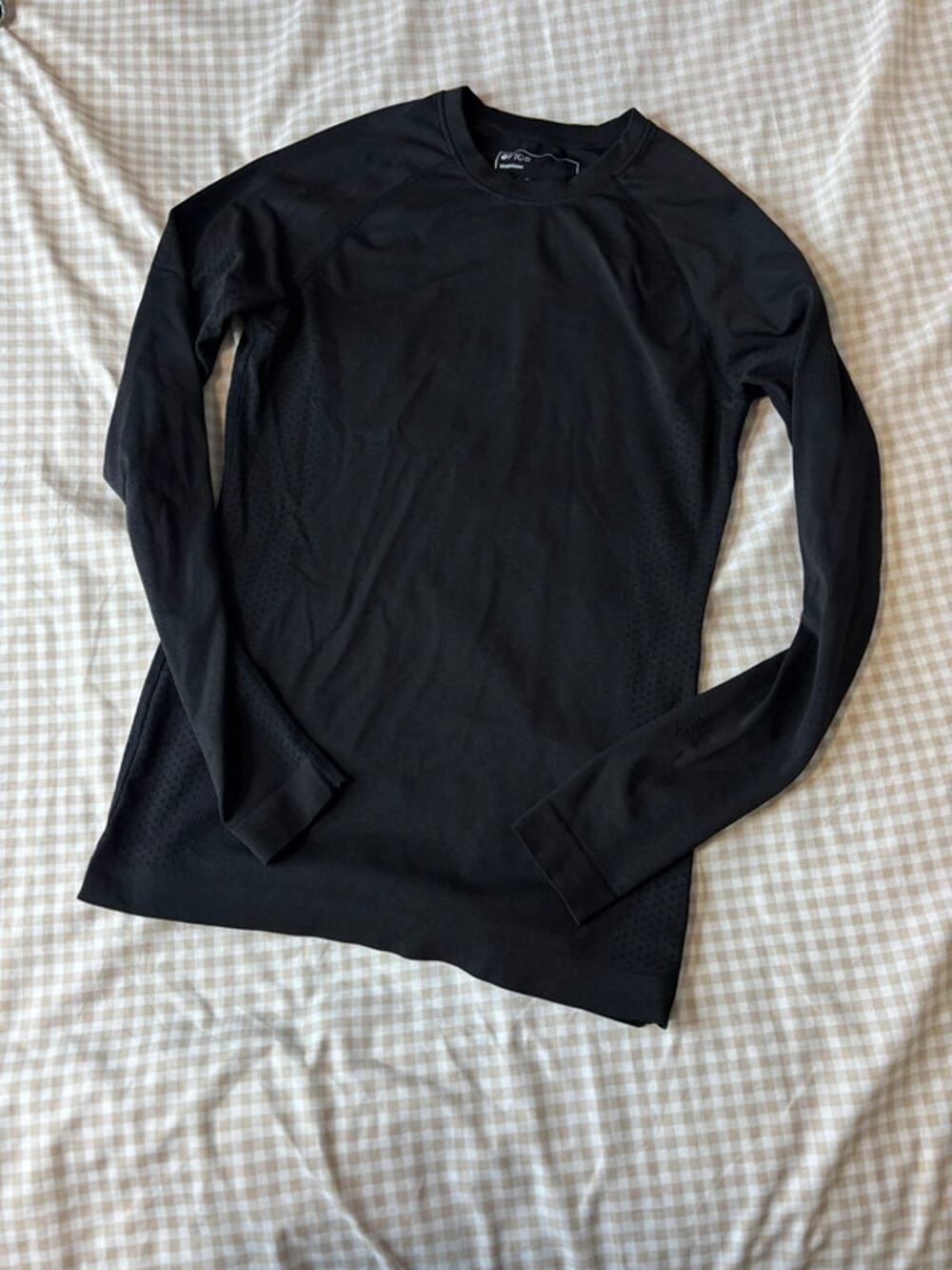 Figs Black Seamless Long Sleeve